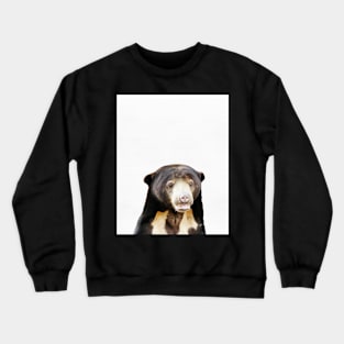 Bear, Nursery, Animal, Kids room, Modern art, Wall decor Crewneck Sweatshirt